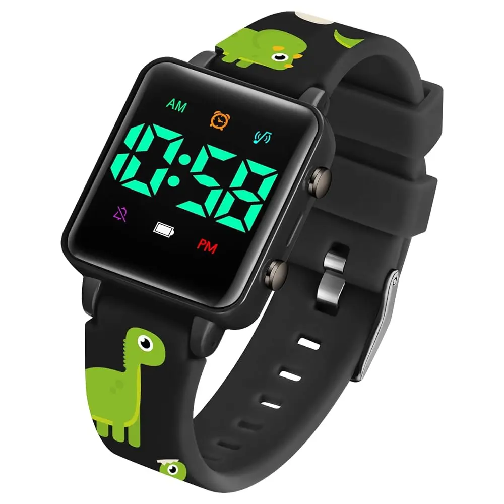 Kids' Digital Toilet Training Watch - Waterproof Interactive Reminder with Countdown, Alarm Clock, Fun Music, Vibration Alerts for Toddlers Ages 2-9 Boys & Girls
