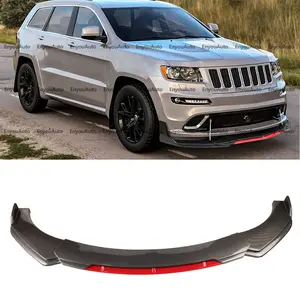 For JEEP Grand Cherokee Universal Front Bumper Lip Spoiler Splitter Carbon Fiber