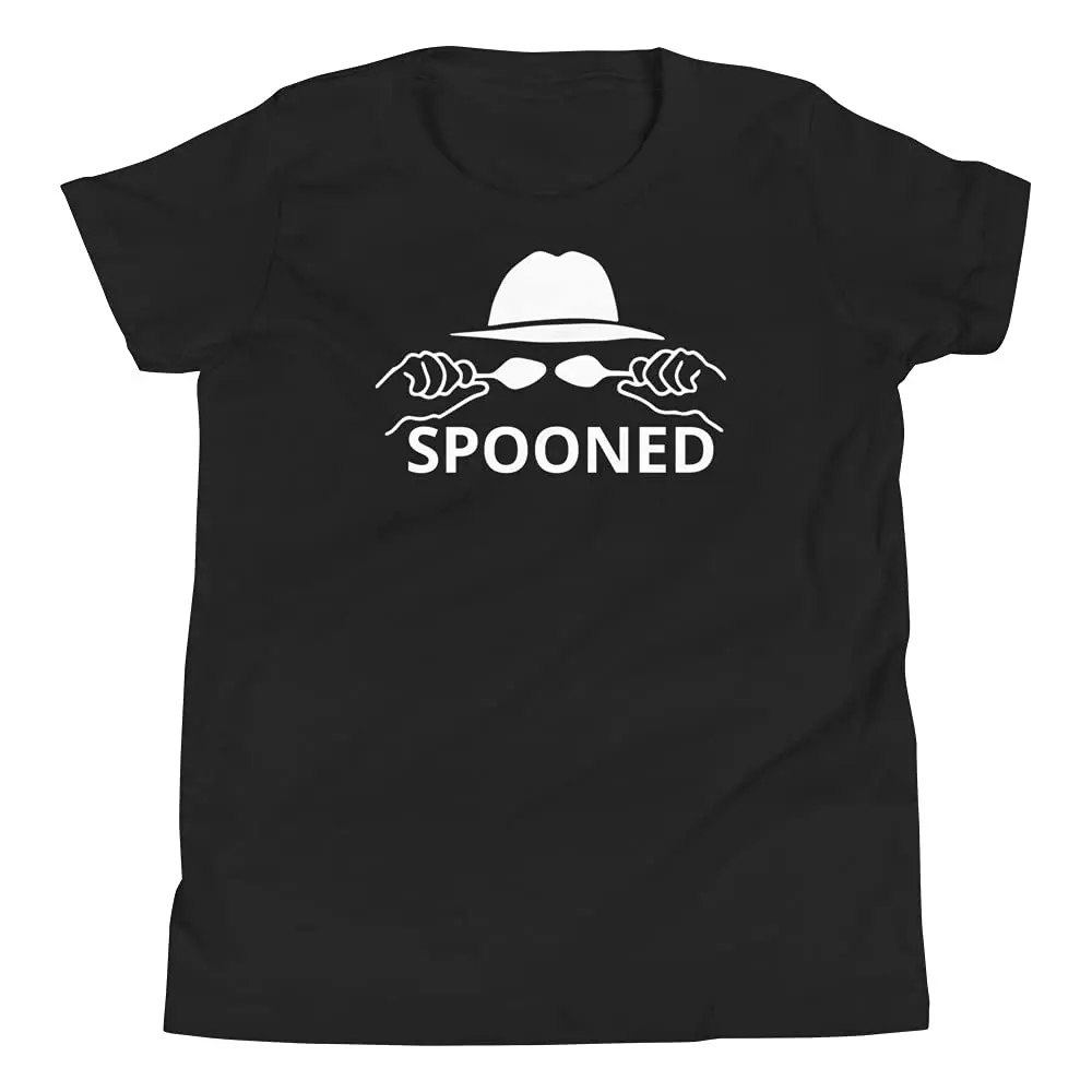SPOONED - Youth Short Sleeve T-Shirt Black