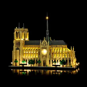 LYBMTWF LED Lighting Kit for lego Notre-Dame (21061) — (Blocks Not Included). A specialized lighting component designed to showcase and illuminate your creative building block model—an excellent choice for birthday and holiday gifting. tiktokshopspringglo
