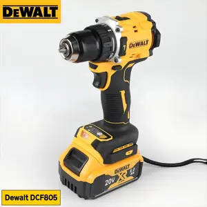 DeWalt DCF805 Percussion Drill Kit for Home Renovation, Compact Power Tool Set with LED Work Light and Rubber Grip. impact