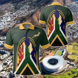 - South Africa Active Sport Unisex Adult Polo Shirt