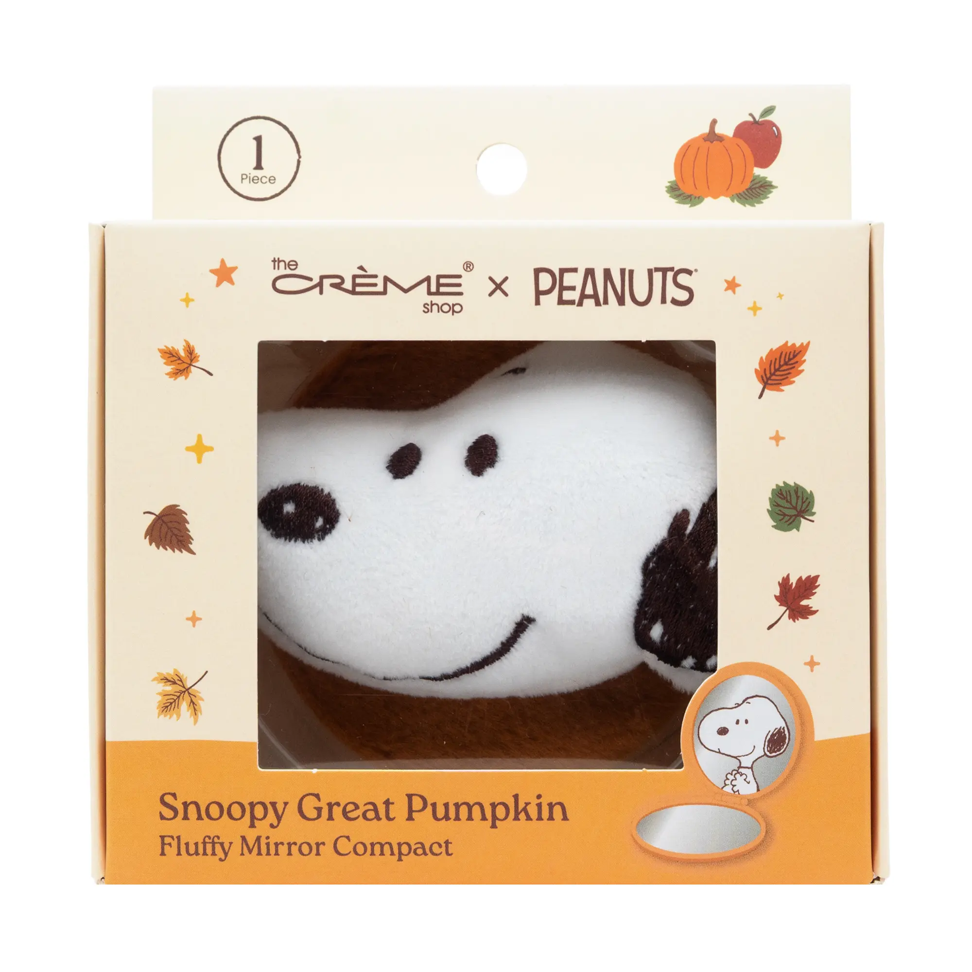 The Crème Shop x Snoopy Travel-Friendly Fluffy Compact Mirror