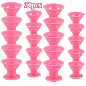 Heat-Free Mushroom-Shaped Curling Tools,30 pcs