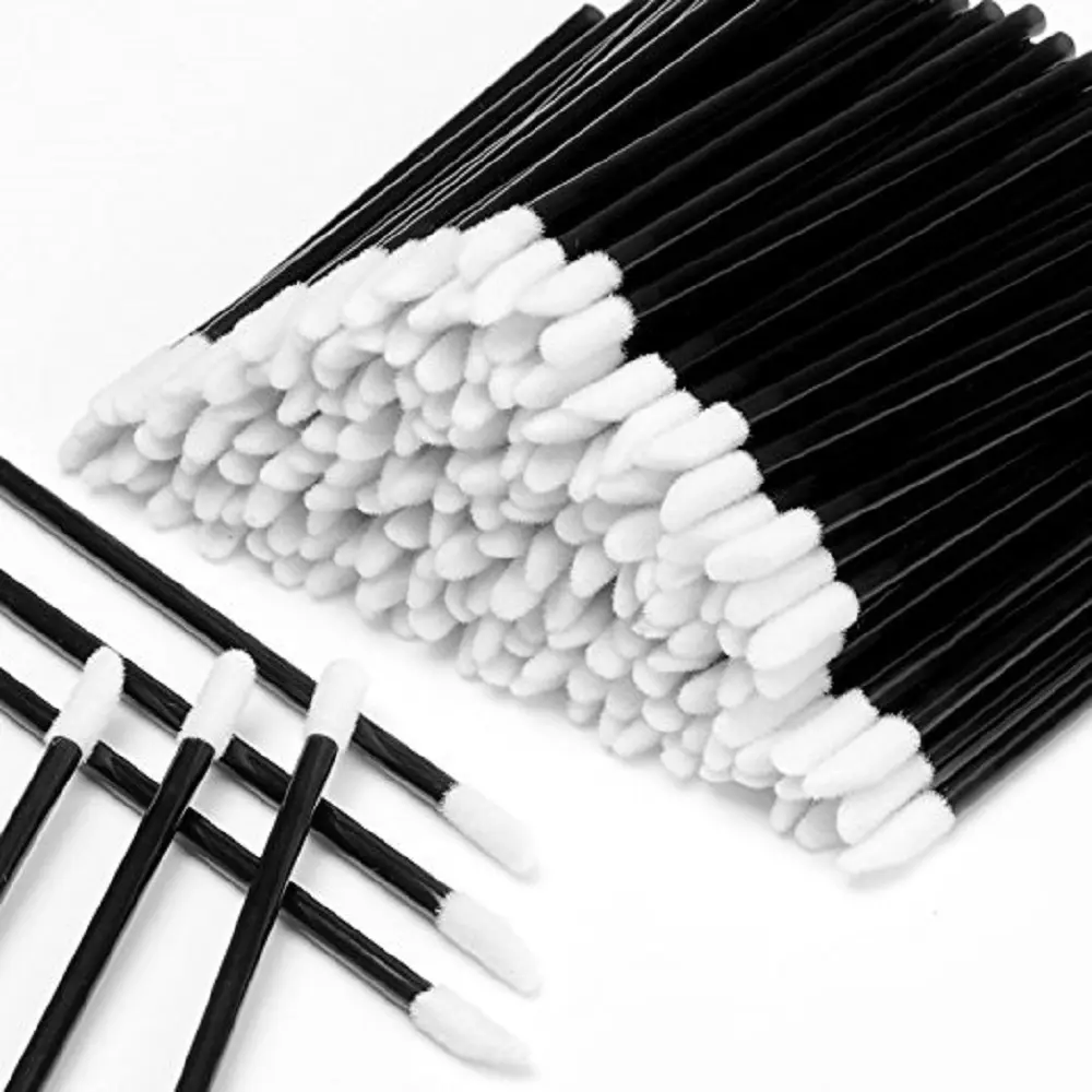 TIKA 150-Piece Disposable Lip Brush Set, Premium Gloss Wands for Flawless Makeup Application
