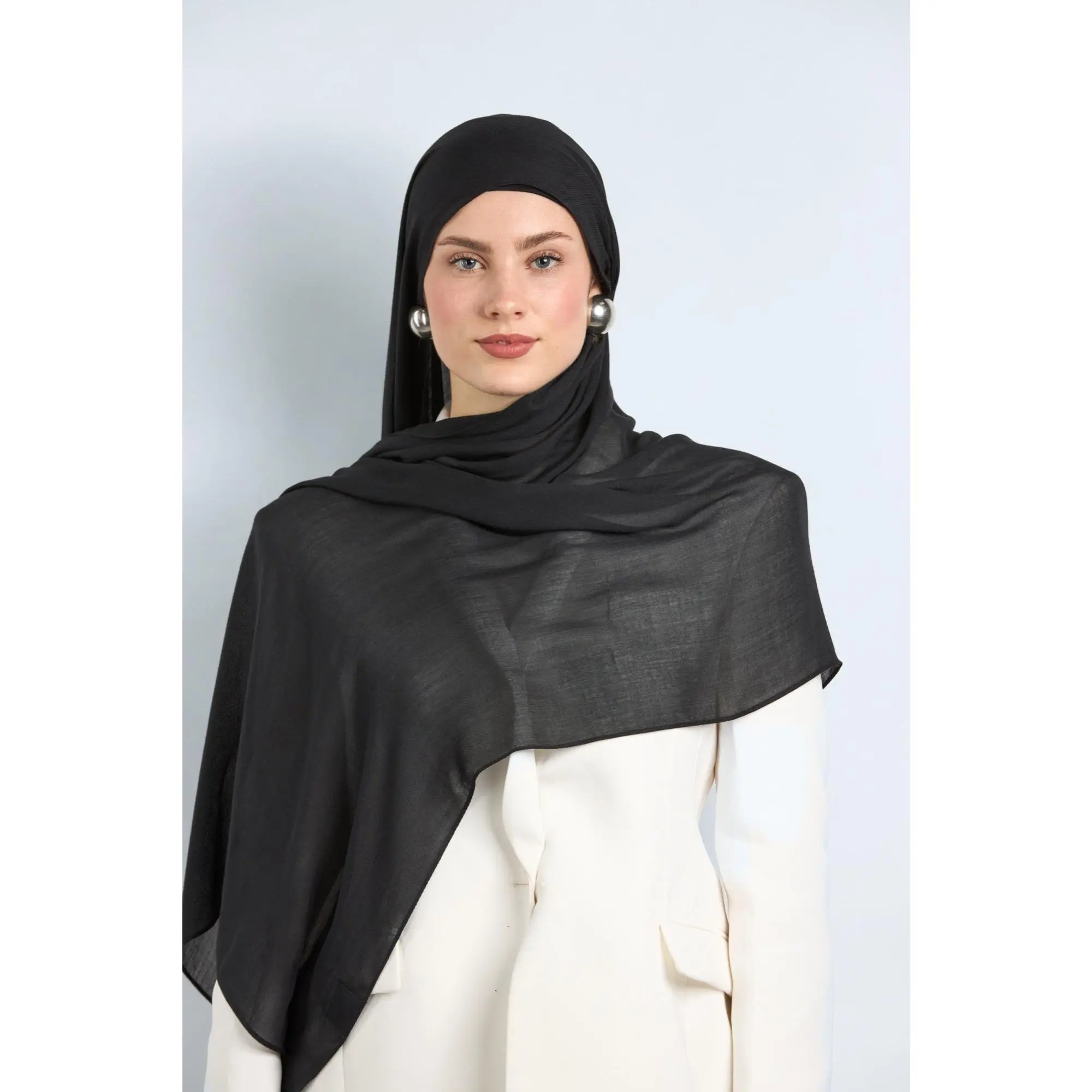Modal Hijab with Matching Undercap Black #1