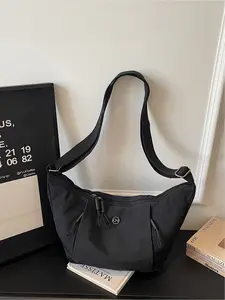Simple Versatile Single Shoulder Dumpling Bag, Casual Lightweight Crossbody Bag for Outdoor Sports, Perfect for Daily Use, Hobo Shoulder Bag, Hobo Dumpling Purse, Versatile Shoulder Bags