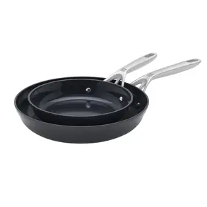 ZWILLING Motion Ceramic Hard Anodized Aluminum Nonstick Fry Pan Set