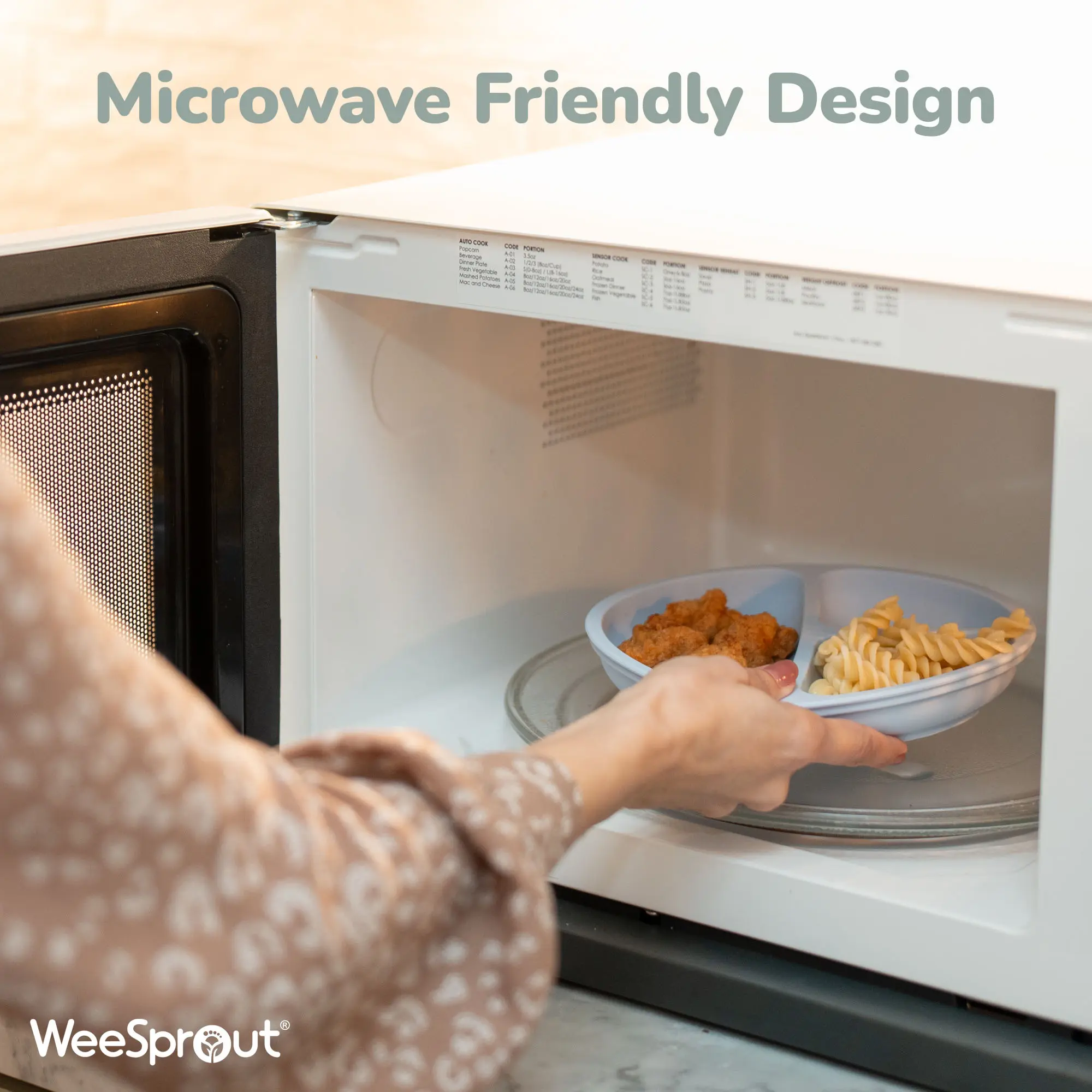 WeeSprout Baby Plates with Lids, Food Grade Silicone Divided Plates for Kids - 3 Pack WeeSprout Baby Plates with Lids, Food Grade Silicone Divided Plates for Kids - 3 Pack