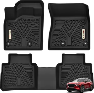 TPE Floor Mats fits 2021-2024 Nissan Rogue, All Weather, Waterproof