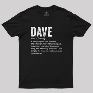 Dave Definition Funny Dave Geek T-Shirt
