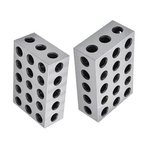 2-4-6 Blocks 23 Holes Matched Pair Ultra Precision .0002" Machinist 246