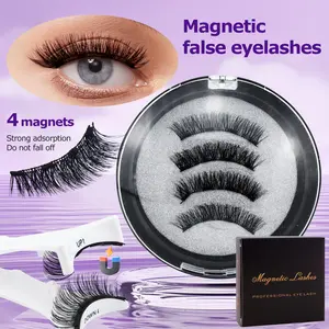 Magnetic Eyelash Extensions Kit, Reusable C Curl Lashes, Comfortable Waterproof Natural Look, 6mm & 10mm, Perfect for Daily Wear, Magnetic Eyelash Set, Reusable Magnetic Eyelashes