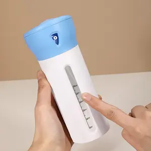 4-in-1 Lotion and Perfume Travel Bottle Set, Portable Cosmetic Press Bottles for Business Trips