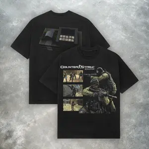 Counter Strike Source Tee, Vintage Y2K Streetwear T-Shirt Unisex