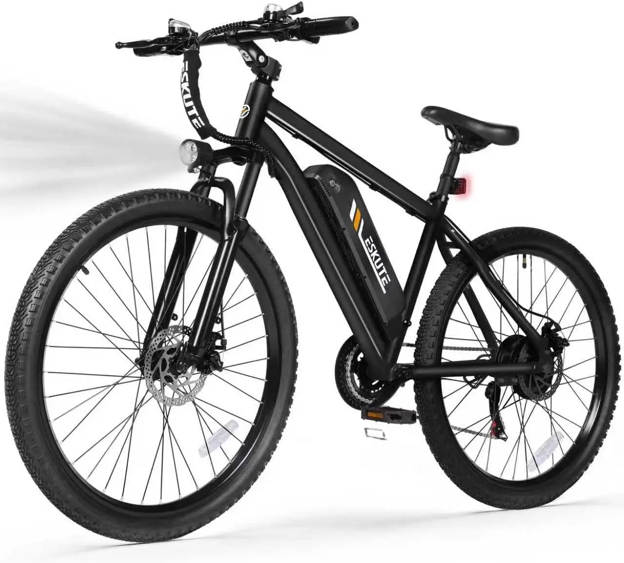 【Odetomaybe Exclusive】【Eskute】 M200/M200P Electric Bike for Adults – 21-Speed Gear 27.5" Mountain EBike, 1200W Peak Brushless Motor 28MPH, 48V 10.4Ah&13Ah Removable Battery, Up to 55-65 Miles Range, Step Over Commuter E-MTB, NFC Unlock bicicleta