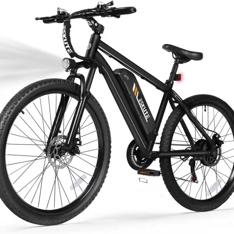 【Odetomaybe Exclusive】【Eskute】 M200/M200P Electric Bike for Adults – 21-Speed Gear 27.5" Mountain EBike, 1200W Peak Brushless Motor 28MPH, 48V 10.4Ah&13Ah Removable Battery, Up to 55-65 Miles Range, Step Over Commuter E-MTB, NFC Unlock bicicleta