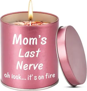 Daughter and son give mom birthday gift Mother's Day gift Christmas gift perfect ldeas fun mom gift 9 oz (about 255.1 ml) scented candles Decor Jar candles Light