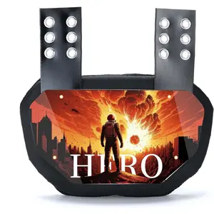 Football Back Plate,Lower Back Pads for Football Players,Rear Back Protector,High Impact Protection for Youth & Adult Shoulder Pads