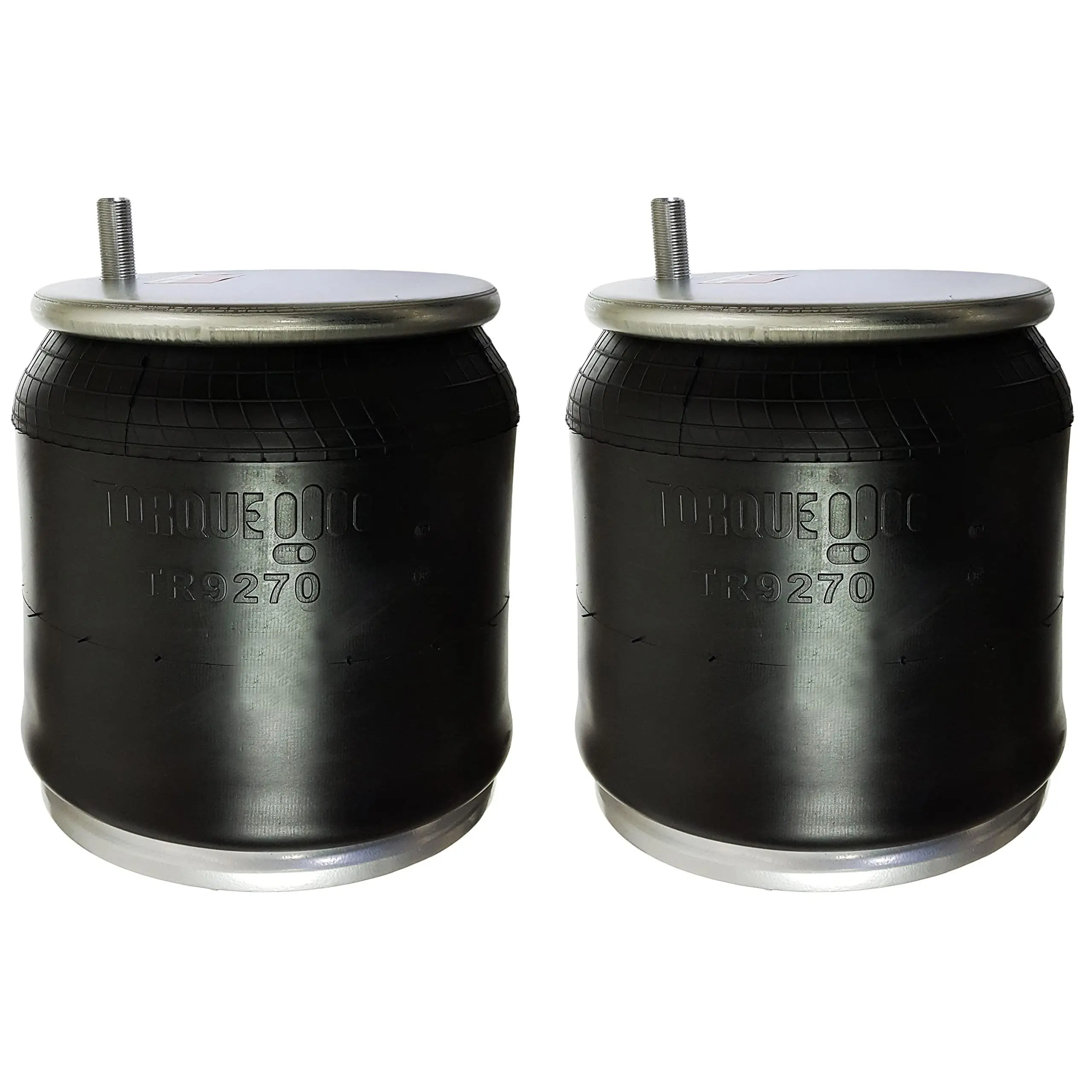 2 pack of TORQUE Trailer Air Spring Bag (Replaces Firestone 9270, W01-358-9270, Hendrickson S-20010, S-21208, S-25559, C-20010, C-21208, C-25559, Goodyear 1R13-119) (2 x TR9270), Airbag, Suspension