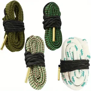 4pack Bore Rope Brush Cleaner Cleaning Snakes, Barrel Snake For Different Types