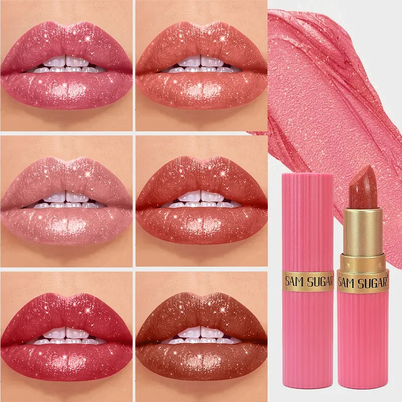 SAM SUGAR Velvet Matte Lipstick Set, Long-Lasting Hydrating Formula, Easy Color Application, Perfect for Parties and Dates, Birthday Gift