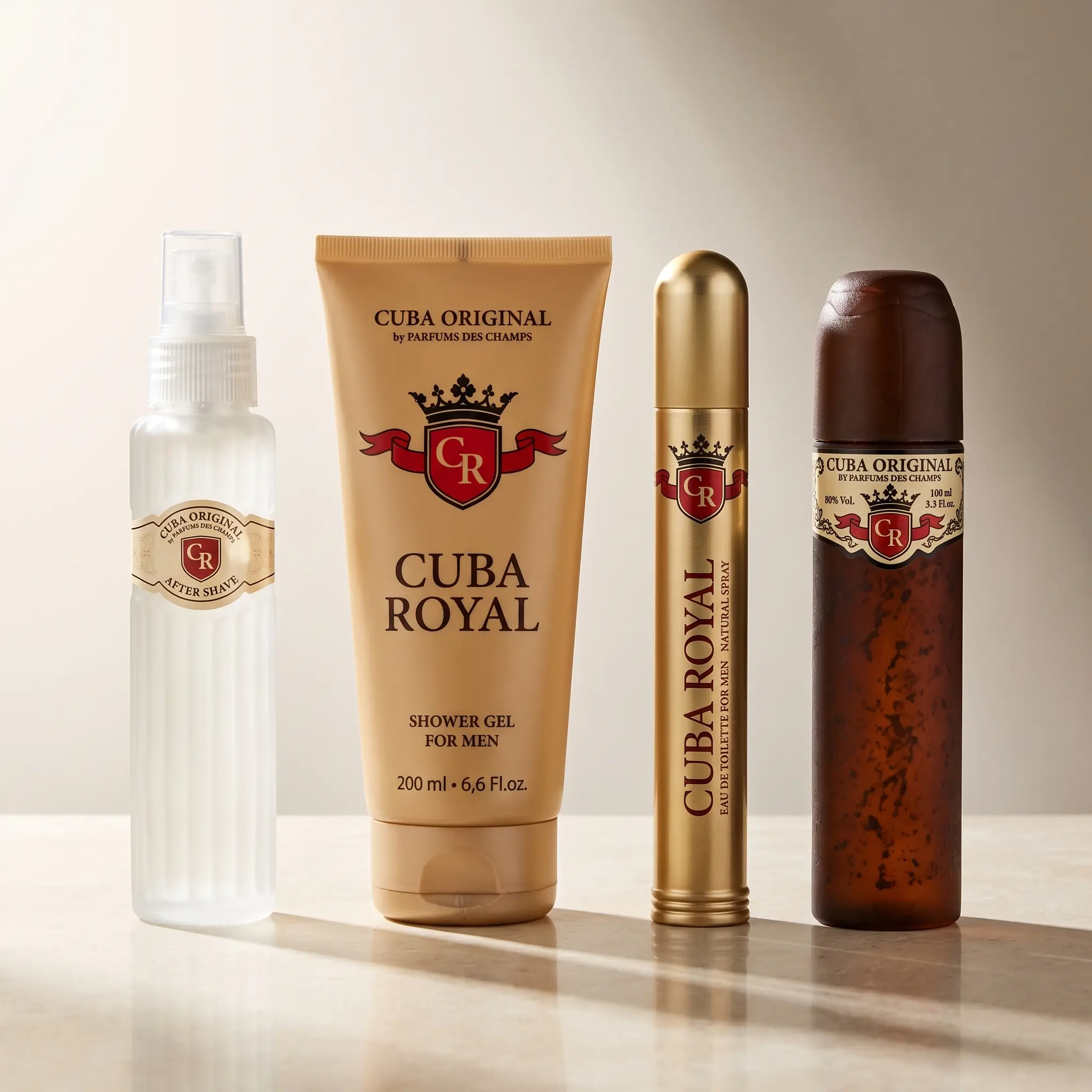 Cuba Royal by Cuba for Men - 4 Pc Gift Set 3.3oz EDT Spray, 1.17oz EDT Spray, 3.3oz After Shave, 6.7o Cuba Royal by Cuba for Men - 4 Pc Gift Set 3.3oz EDT Spray, 1.17oz EDT Spray, 3.3oz After Shave, 6.7o