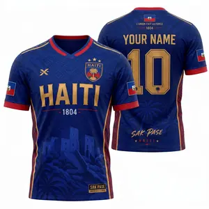 Haiti #1 WC 2026 Football Fan Jersey, Haiti National Team Inspired Graphic Jersey, Haiti Flag Soccer Supporter Jersey, Caribbean Streetwear Football Jersey, Haiti Soccer Fan Graphic Tee, Retro Haiti Football Shirt, Island Culture Soccer Jersey