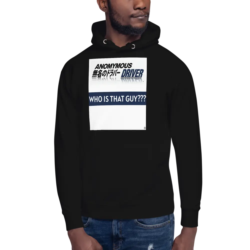 Anonymous Driver Wear: Release 1 S1 Non-Graphic: Unisex Hoodie