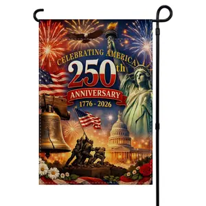 250th Anniversary of the American Garden Flag, 1776–2026; 250th Anniversary U.S. Decorations; July 4th Patriotic Party Decorations and Supplies