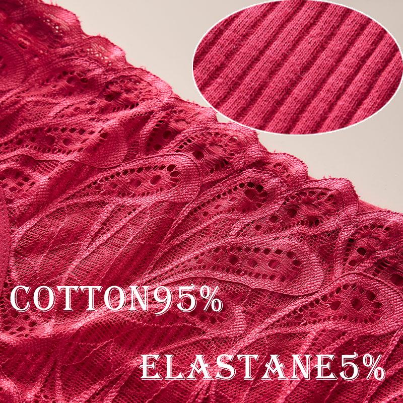 12pcs Sexy Cutout Lace Ruffle Trim Women’s Panties, Skin-Friendly, Butt-Lifting, Breathable Triangle Style