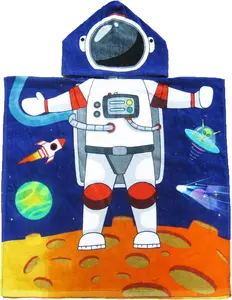 Astronaut Hooded Kids Towel