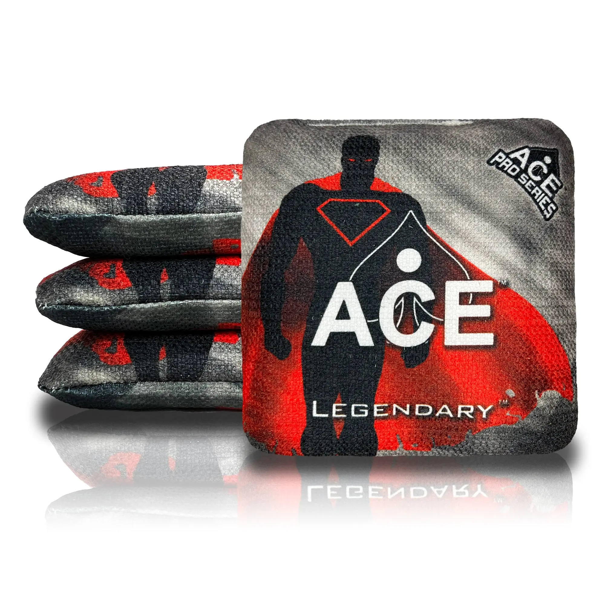 Legendary Super Hero Cornhole Bags | ACE Pro Stamped, Set of 4