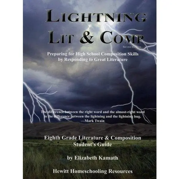 USED Book - Lightning Lit: Grade 8 Student's Guide (Lightning Lit & Comp) (Lightning Literature & Composition) by Elizabeth Kamath (Paperback) - english