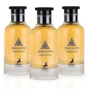 Jean Lowe Immortal for Men EDP Spray 100ML (3.4 OZ) By Maison Alhambra | Exude sophistication with every spray. (PACK OF 3)