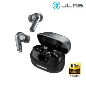 JLab Epic Pods ANC True Wireless Earbuds with Adaptive Noise Cancelling, Hi-Res Audio, IP55 Splashproof, 60+ Hr Playtime, Wireless Charging, Bluetooth 6.1, Android Device Compatible