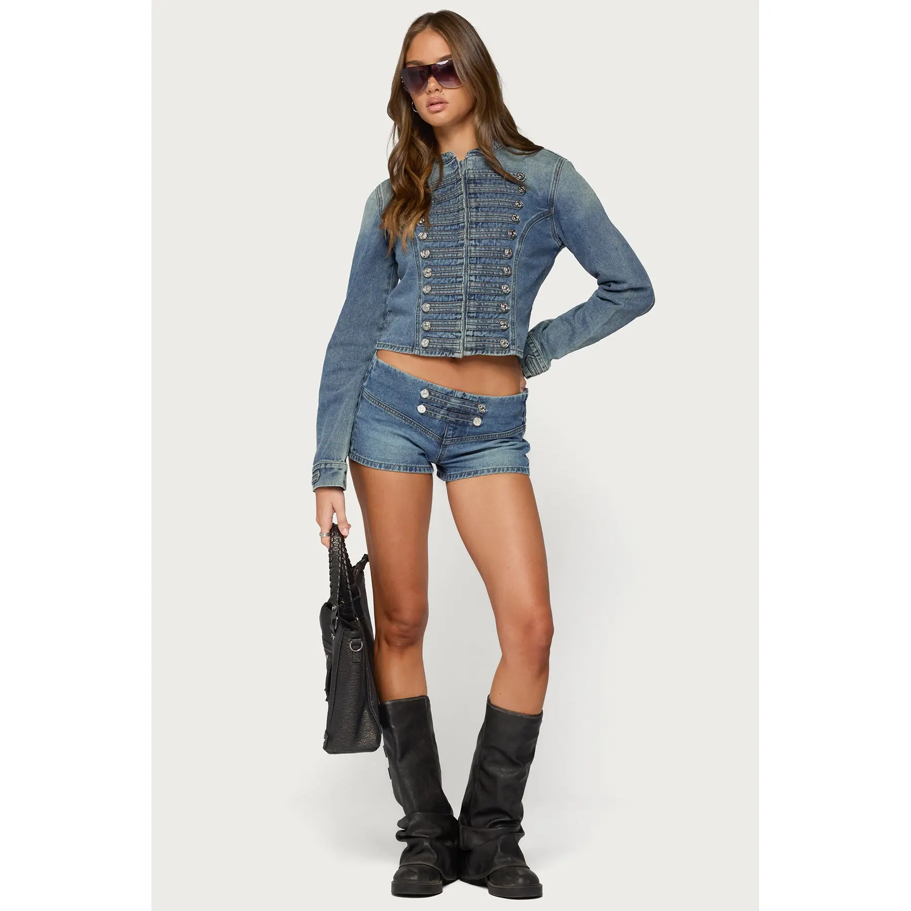 Jazzy Denim Naploeon Shorts