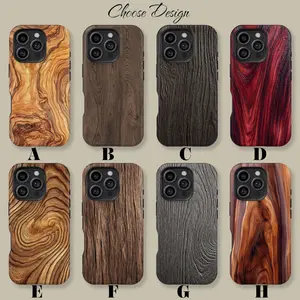 Minimalist Wood Texture Pattern Phone Case for iPhone 17 16 15 14 13 12 11