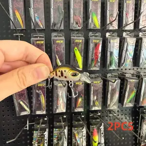 Big brand remastered version, popular, 2pcs, micro Xiaomi Nuoluya bait trembles and sinks gently, falling small catfish, Japanese fake bait, full swimming layer, red eye, upturned mouth, stream
