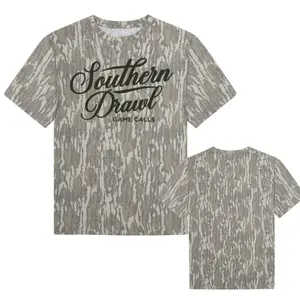 Full Foliage Vintage Tee, 3D Mossy Oak Camo T Shirt, Style Camo 3D Hunting T Shirt, Camo Mossy OAk, Gift For Him For Her