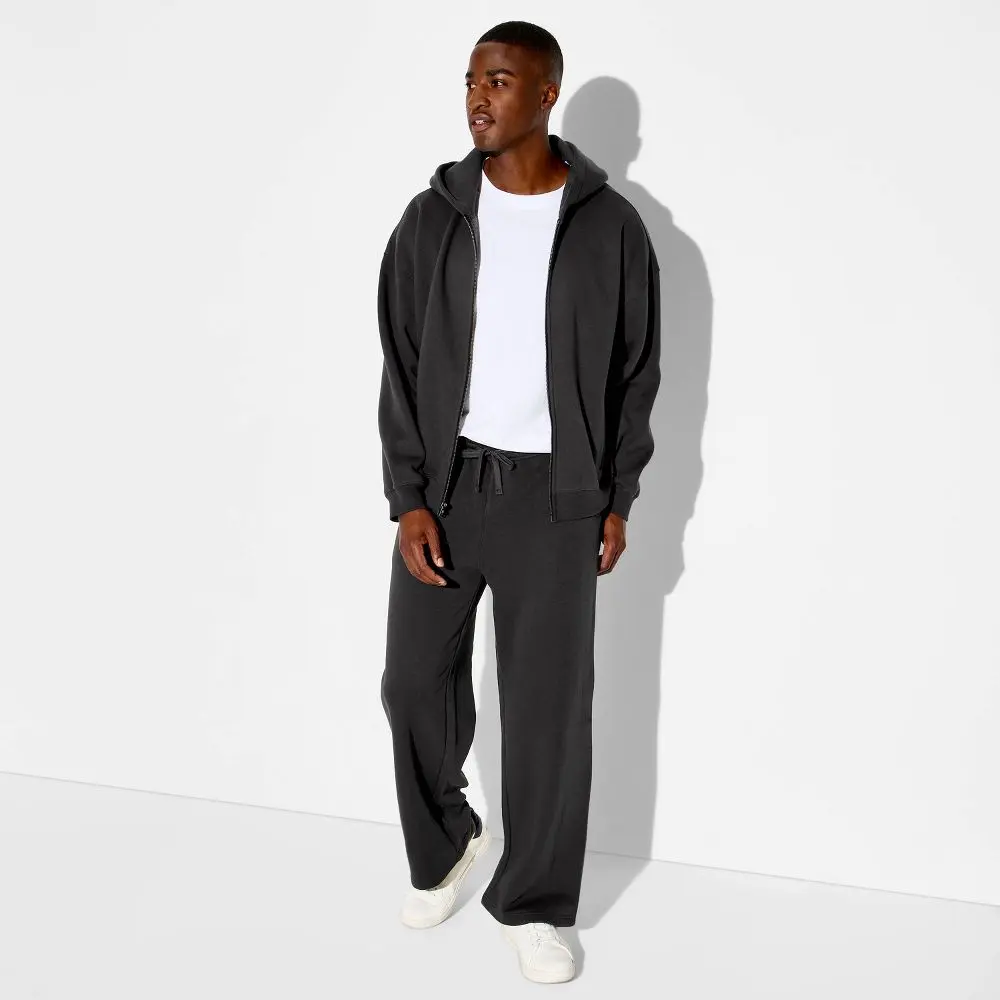 Men's Full Zip Hooded Sweatshirt - Original Use Black XL