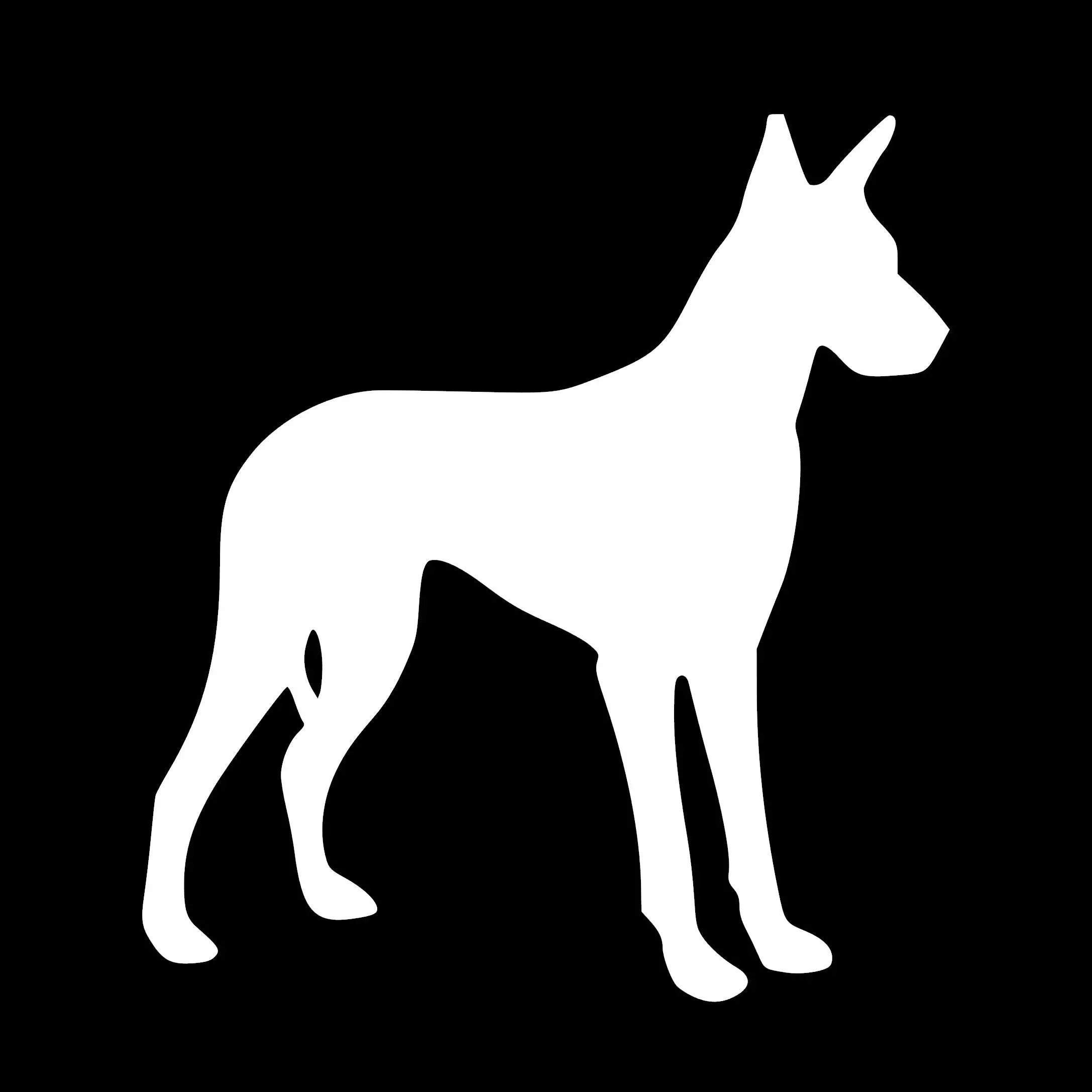 Great Dane Dog Sticker Decal - Customizable for Cars, Laptops, and More