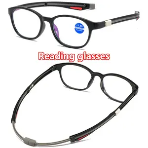 Magnetic Reading Glasses With Neck Hanging Reading Glasses With Magnet For Both Men And Women Round Frames Reader 1.0 2.0