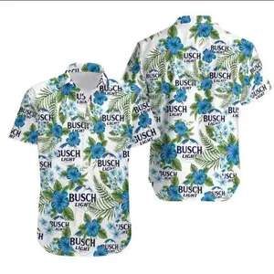 Light beer hawaiian shirt gift for family and friend