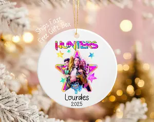 Huntrix Ornament Kpop Christmas Keepsake Mira Rumi Zoey Personalized Name KPOP Ornament for Fans