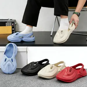 Cool Mecha-Style Slides | Platform Height-Boost & Non-Slip | Unisex Casual Half Slippers