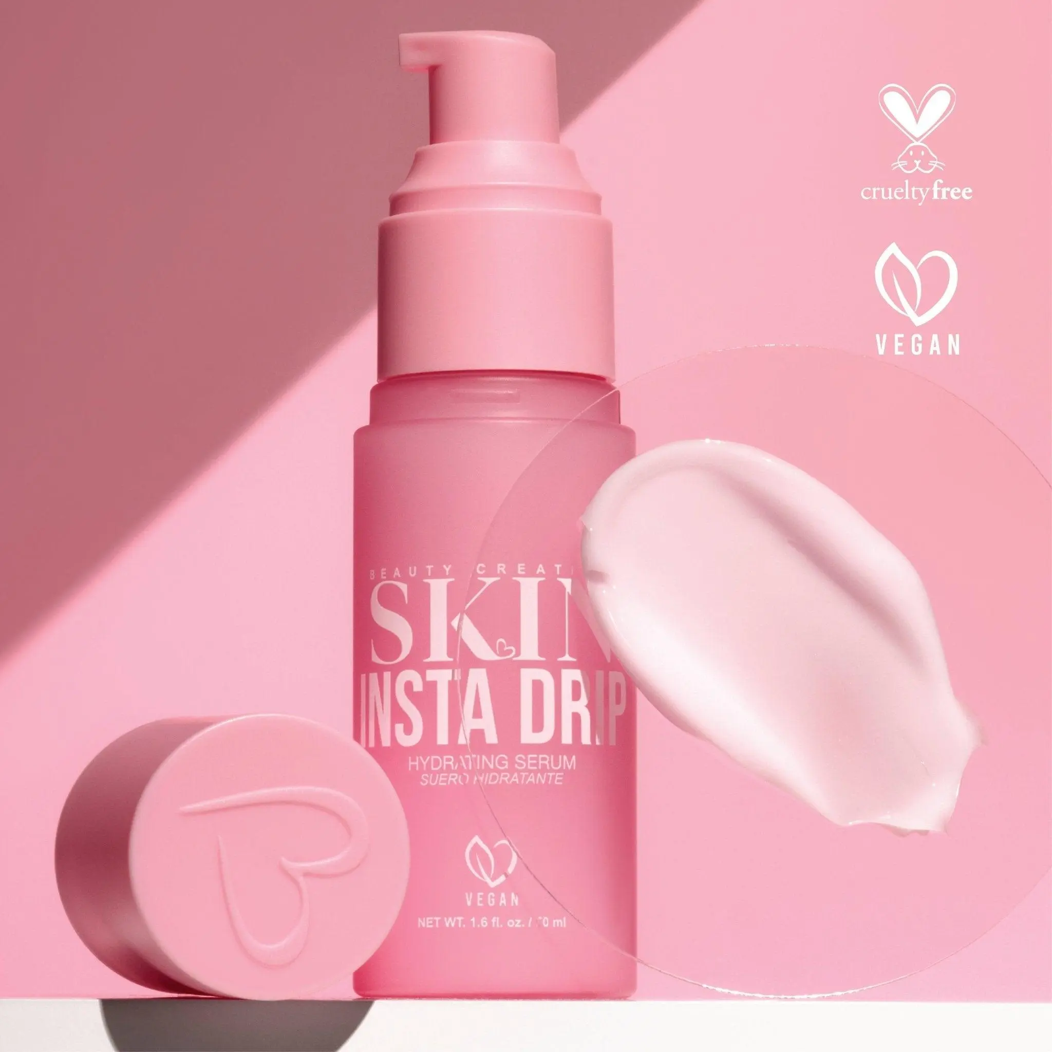 Beauty Creations Insta Drip Hydrating Serum - Vegan Moisturizer for Dewy Skin Repair - Moisture