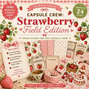 June Capsule Crew Drop - Strawberry Fields Edition
