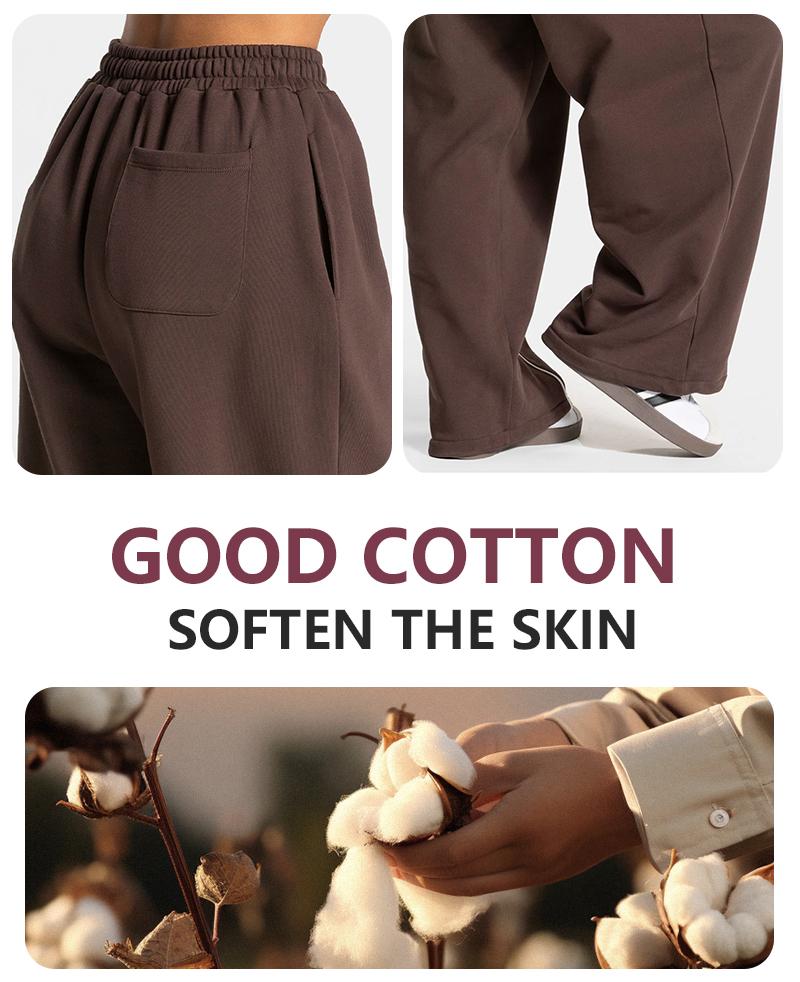 Womens Workout Straight Yoga Pants for Girls High Waist Wide Leg Sweatpants with Pockets Fashion Stretch Lounge Comfy Joggers Gym Pants