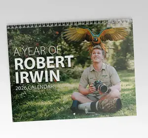 Robert Irwin 2026 Wall Calendar Planner Unique Holiday Gift Fan Gift, Gift For Her, Robert Irwin Celebrity Merchandise, Celebrity Crush Merch, Animal Lover Gifts